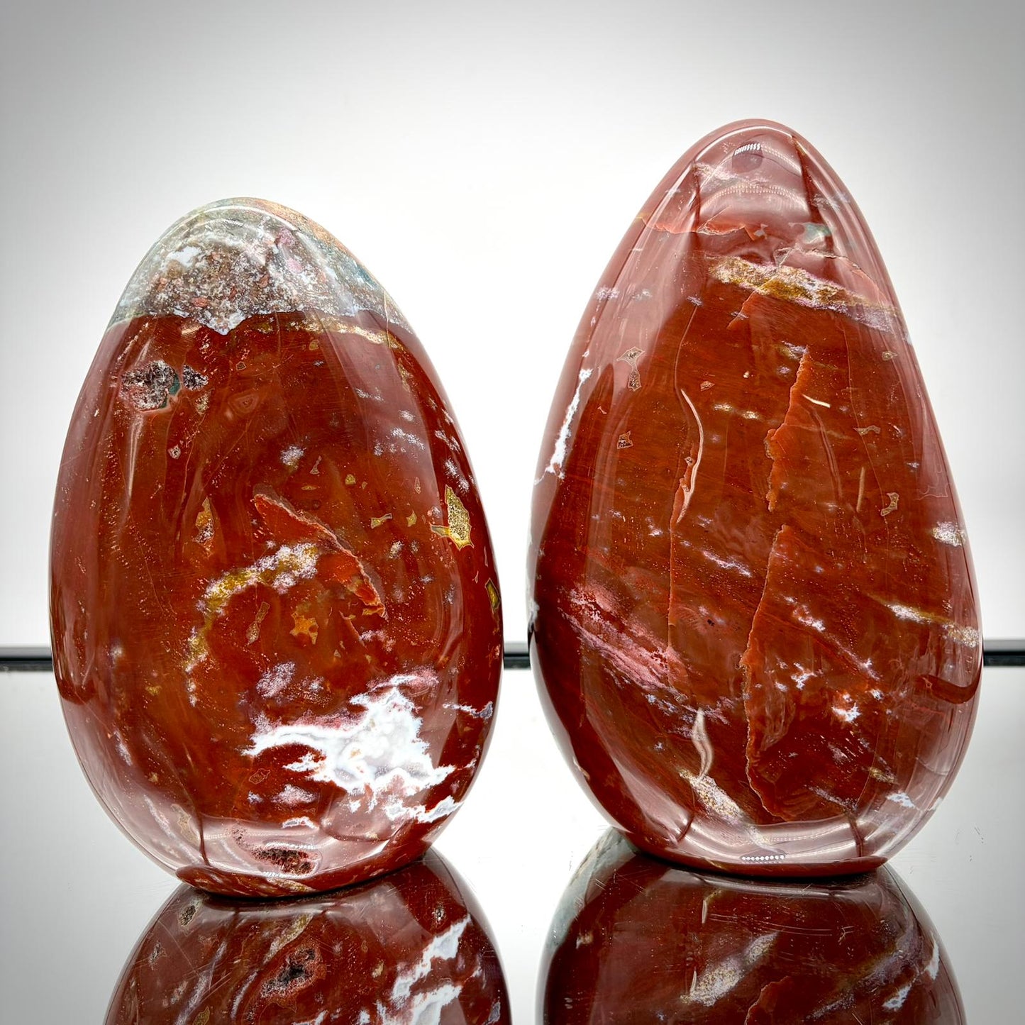 Ocean Jasper Freeform Pair – Matching Crystal Decor #10