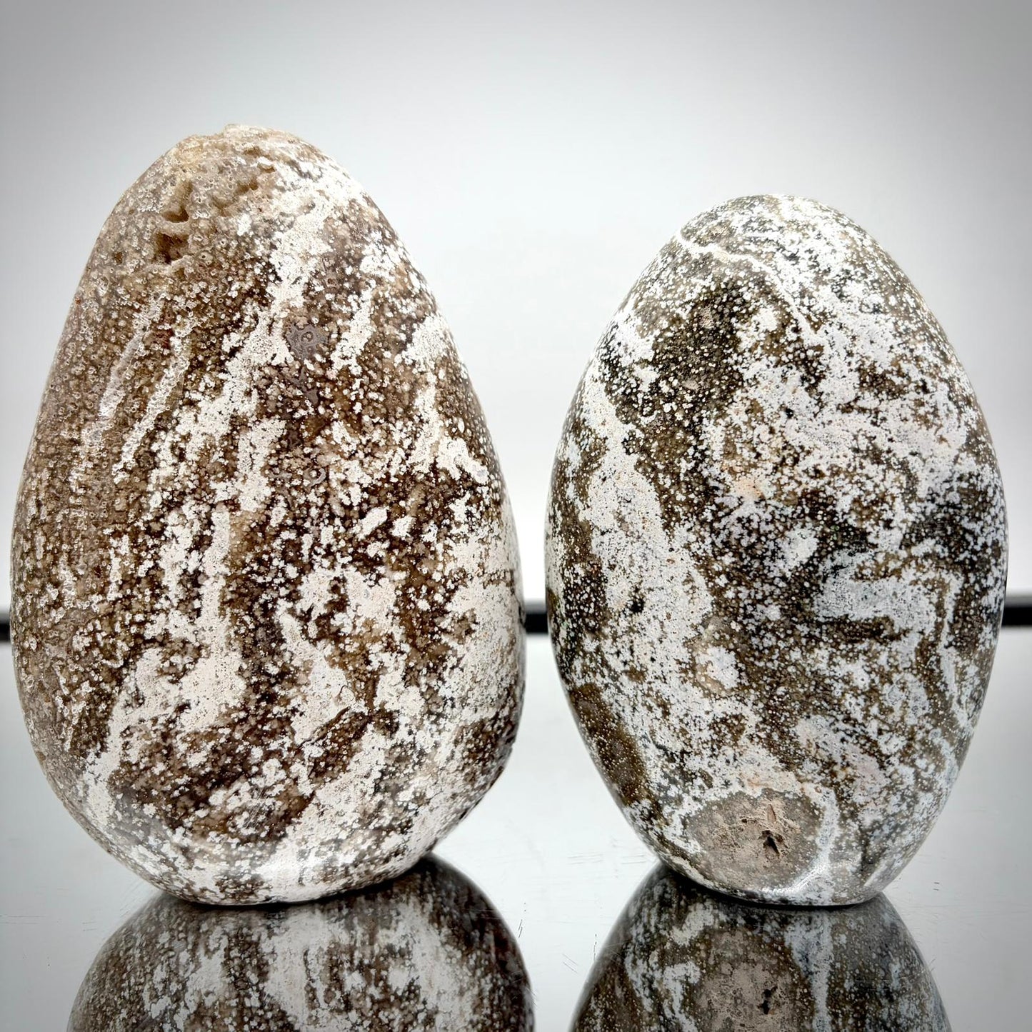 Ocean Jasper Freeform Pair – Matching Crystal Decor #11