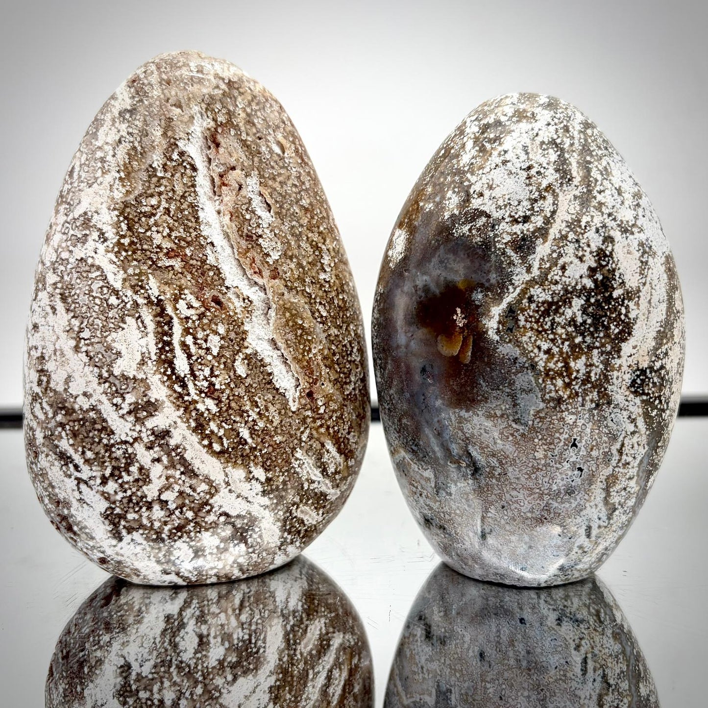 Ocean Jasper Freeform Pair – Matching Crystal Decor #11