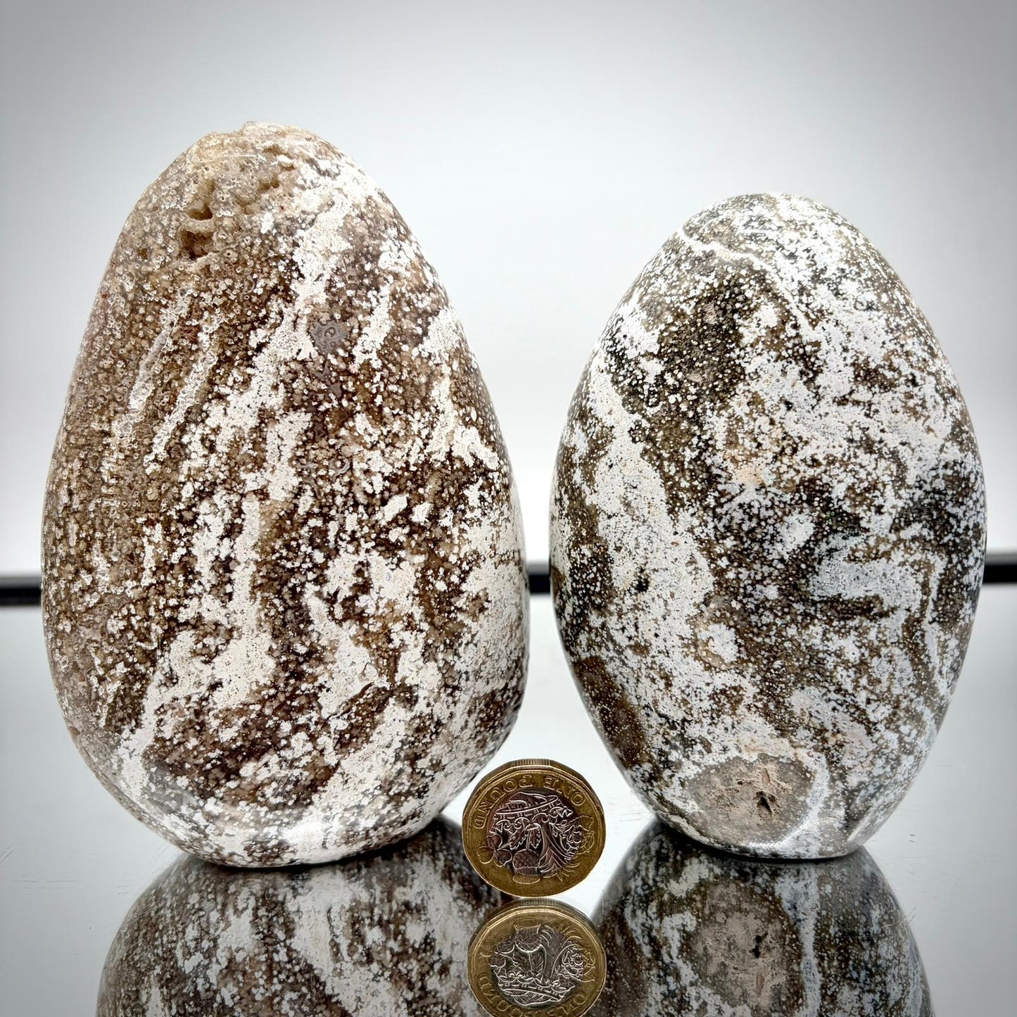 Ocean Jasper Freeform Pair – Matching Crystal Decor #11
