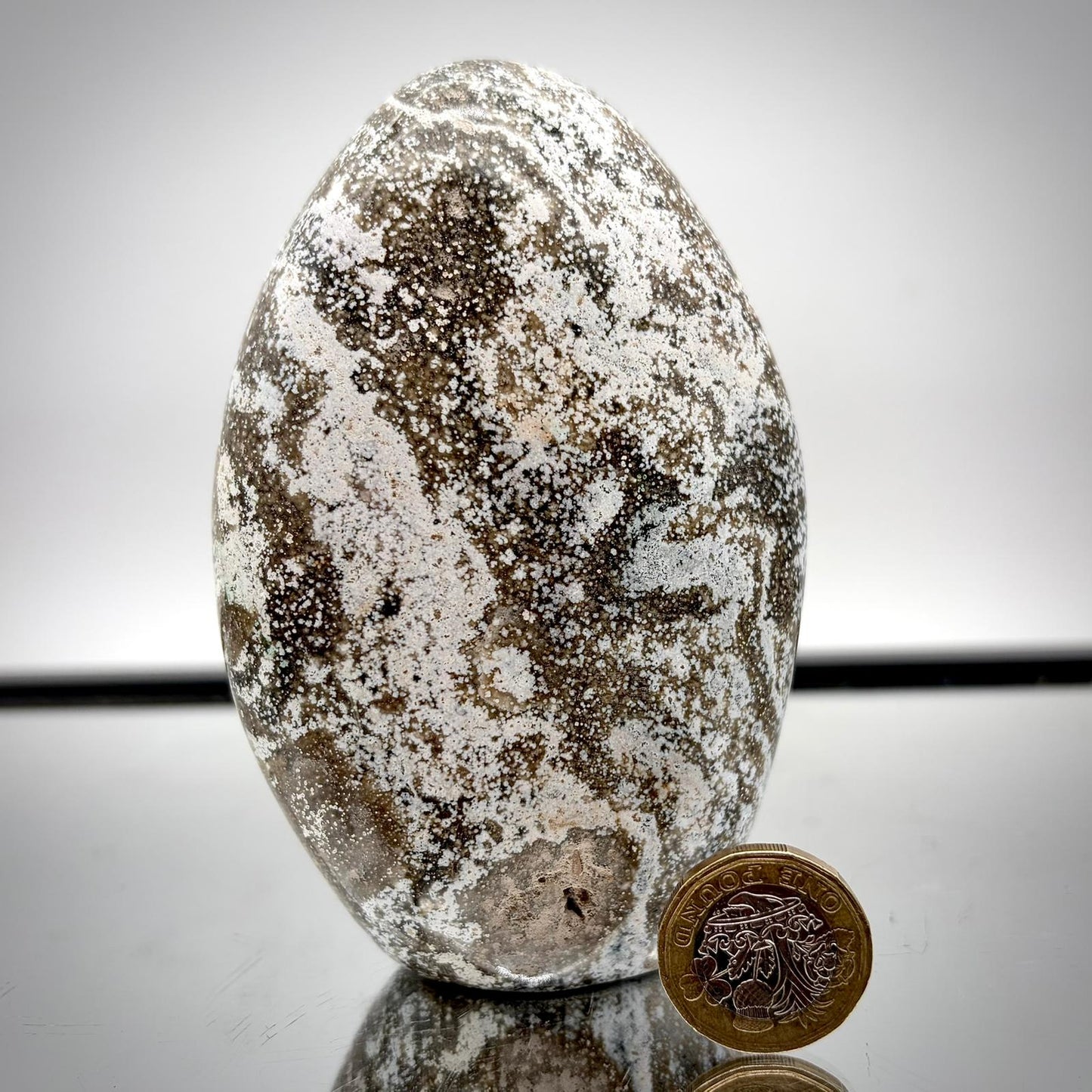 Ocean Jasper Freeform Pair – Matching Crystal Decor #11
