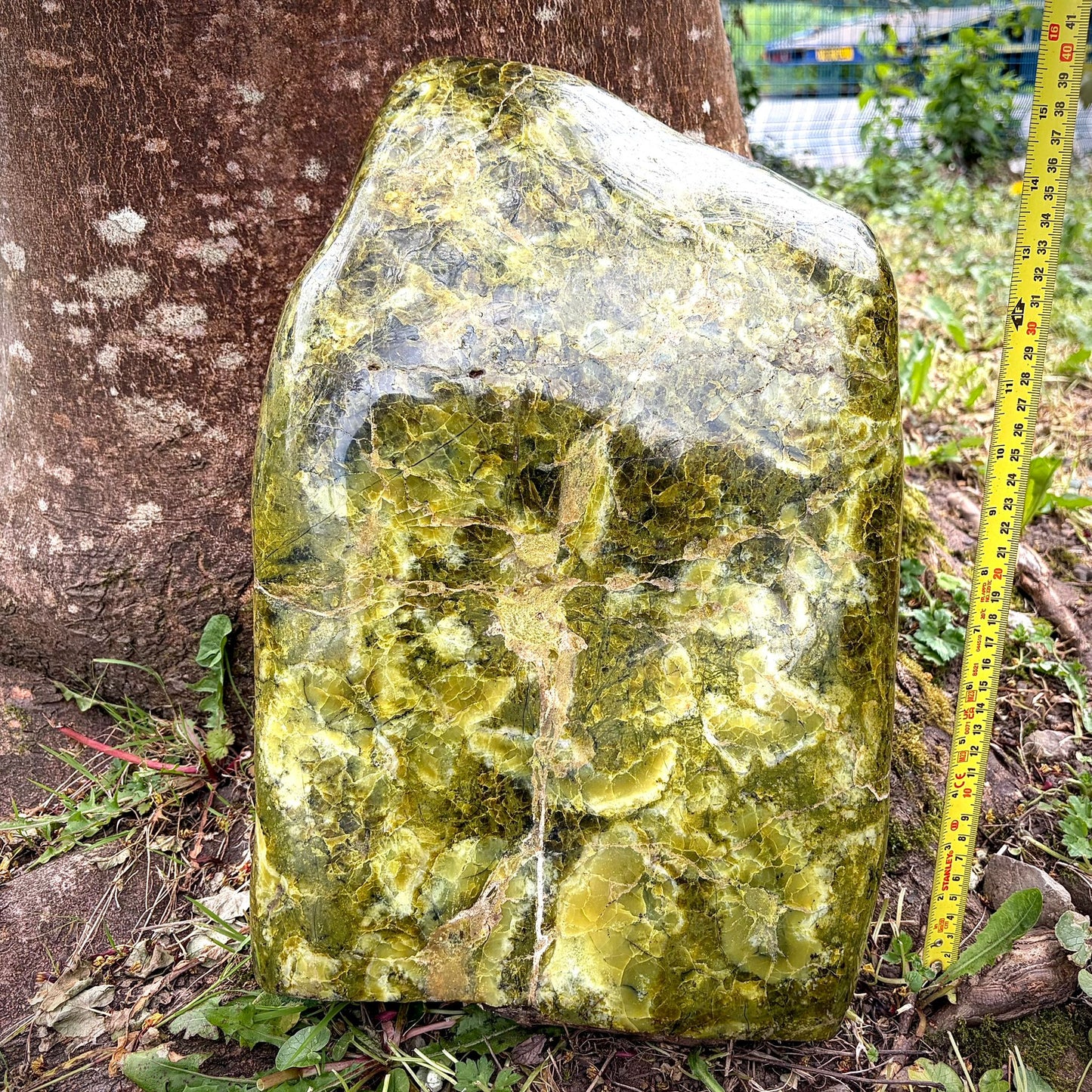 XXL Green Opal Crystal Freeform 19.5kg