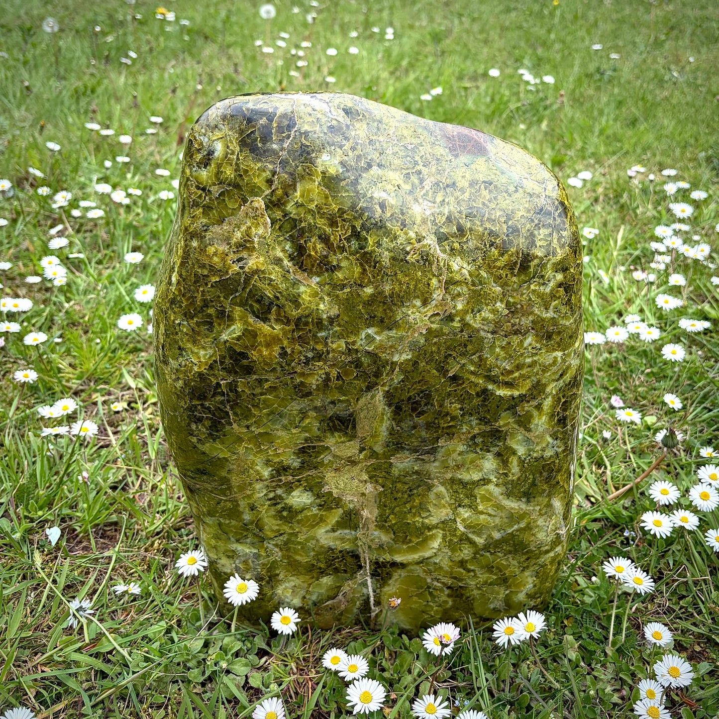 XXL Green Opal Crystal Freeform 19.5kg
