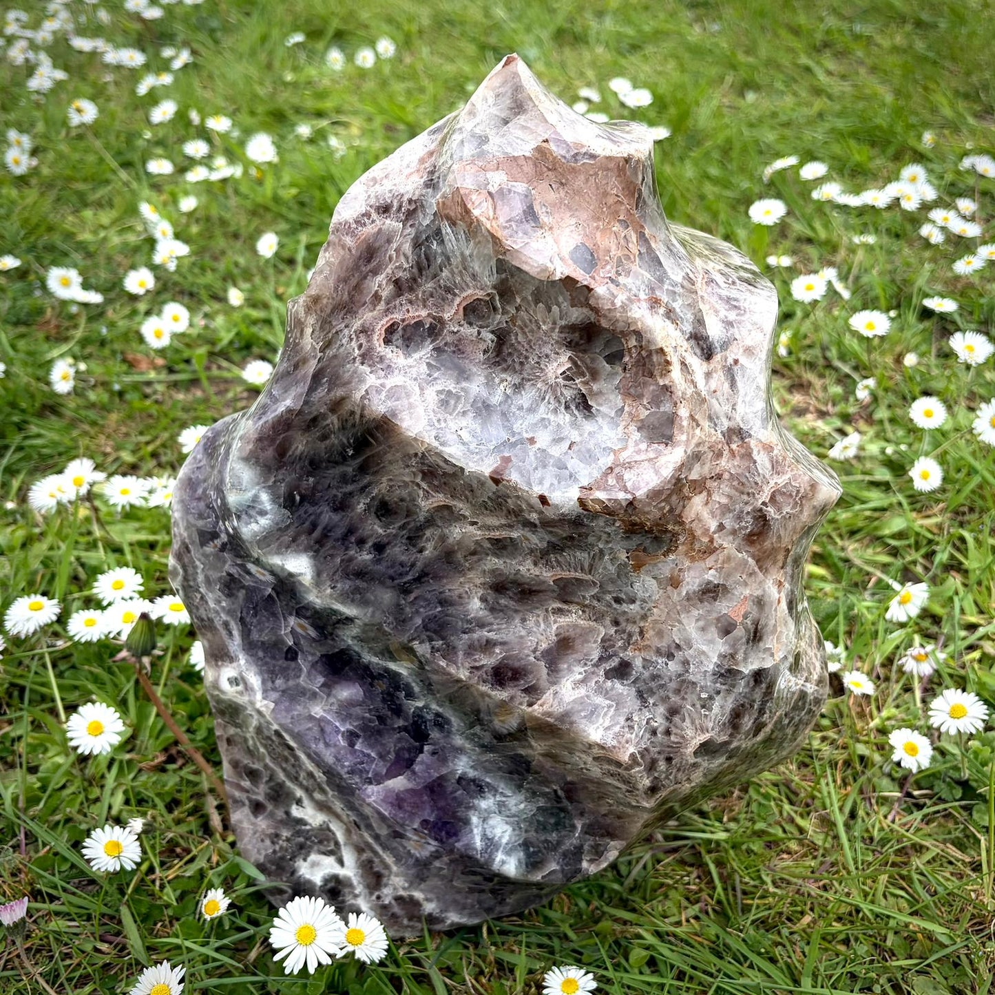 XXL Dream Amethyst Crystal Flame 20.7kg