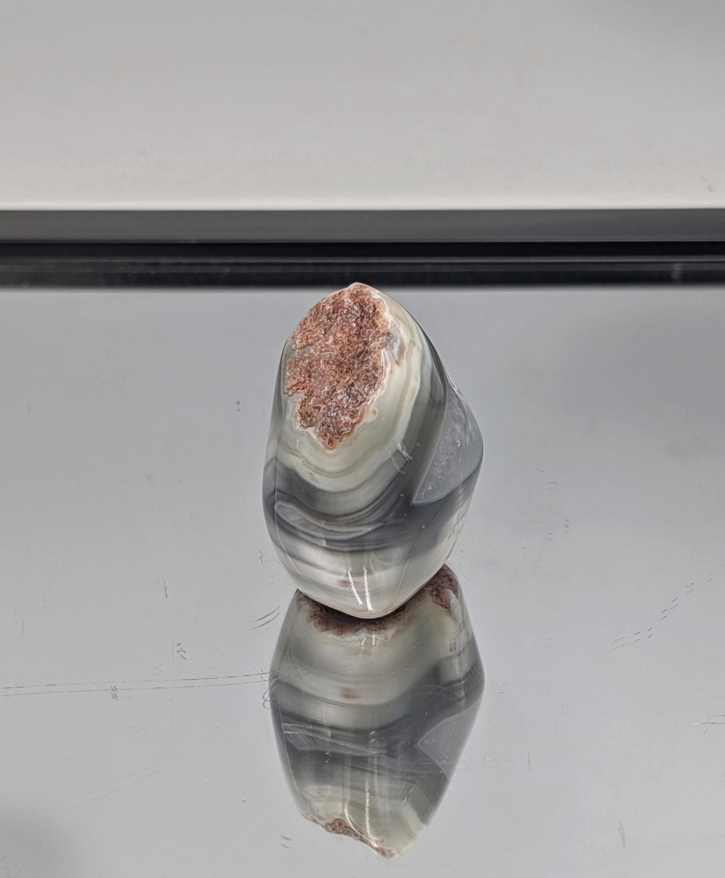 Clean contours highlighting mineral striations.