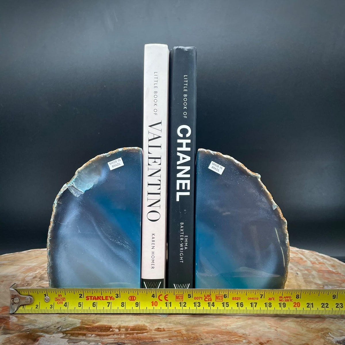 Natural Agate crystal collector pair