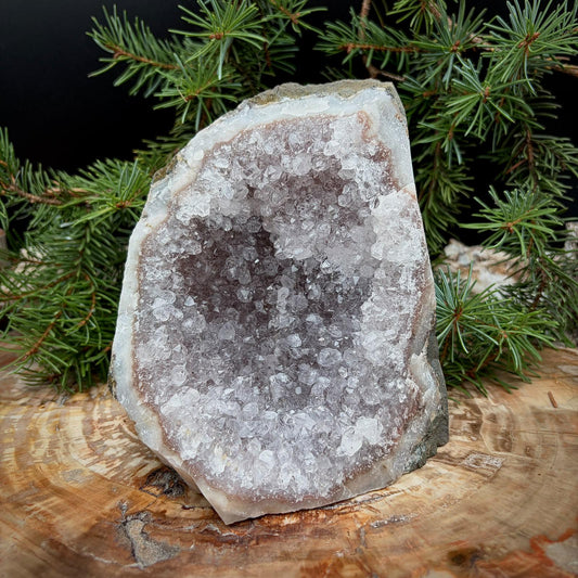 Natural Amethyst geode statement piece for interiors