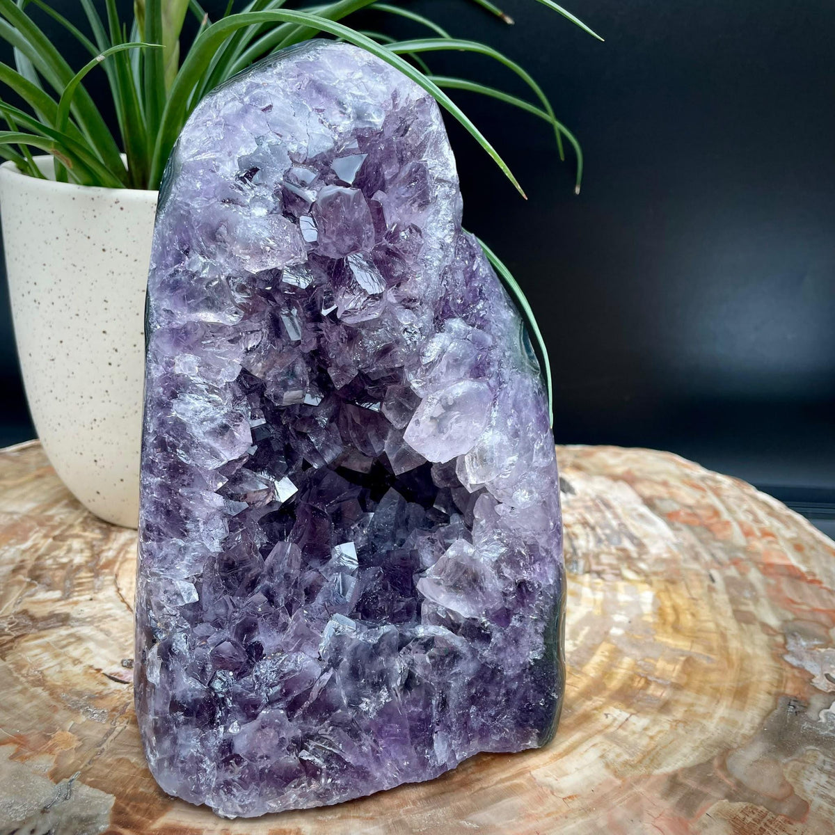 Natural Amethyst stone piece for refined interiors