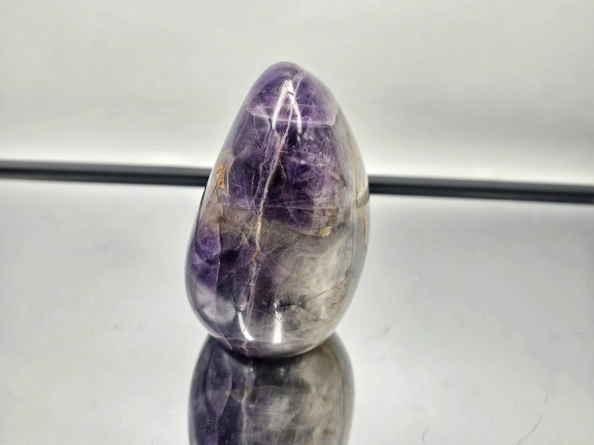 Luxury Dark Amethyst & Quartz crystal freeform, handpicked for its stunning beauty and quality.