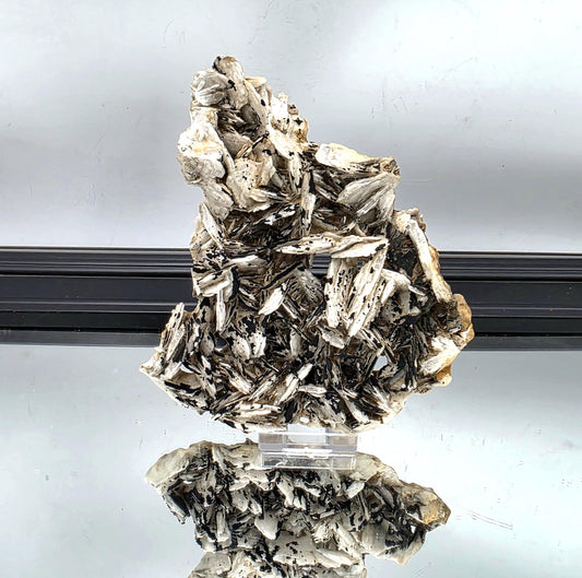 large Black Rose Baryte crystal with layered rosettes