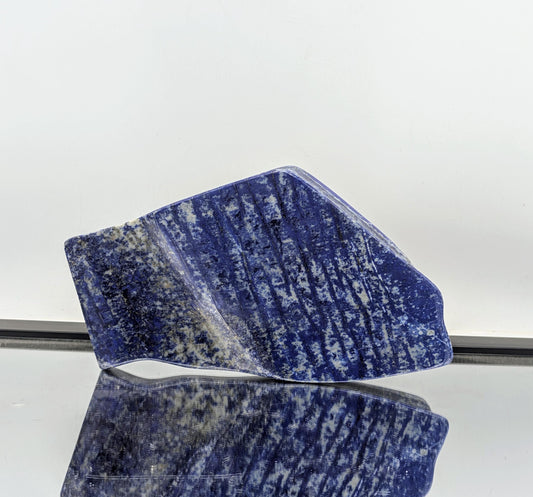 Collector's piece Lapis Lazuli crystal in natural freeform.