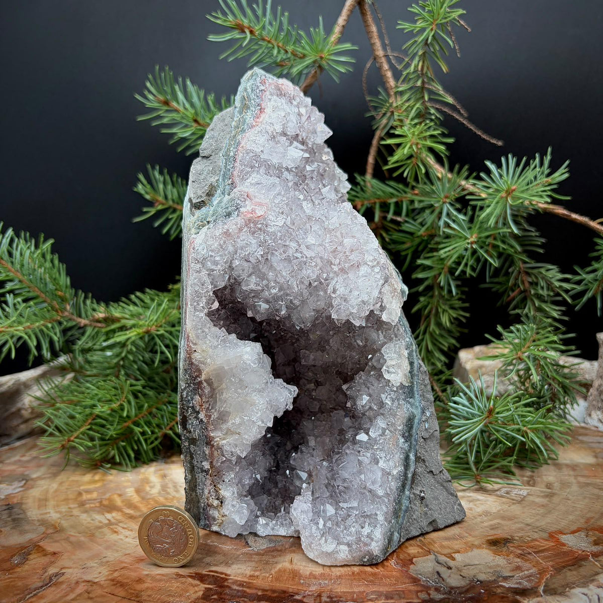 Natural Brazilian crystal specimen