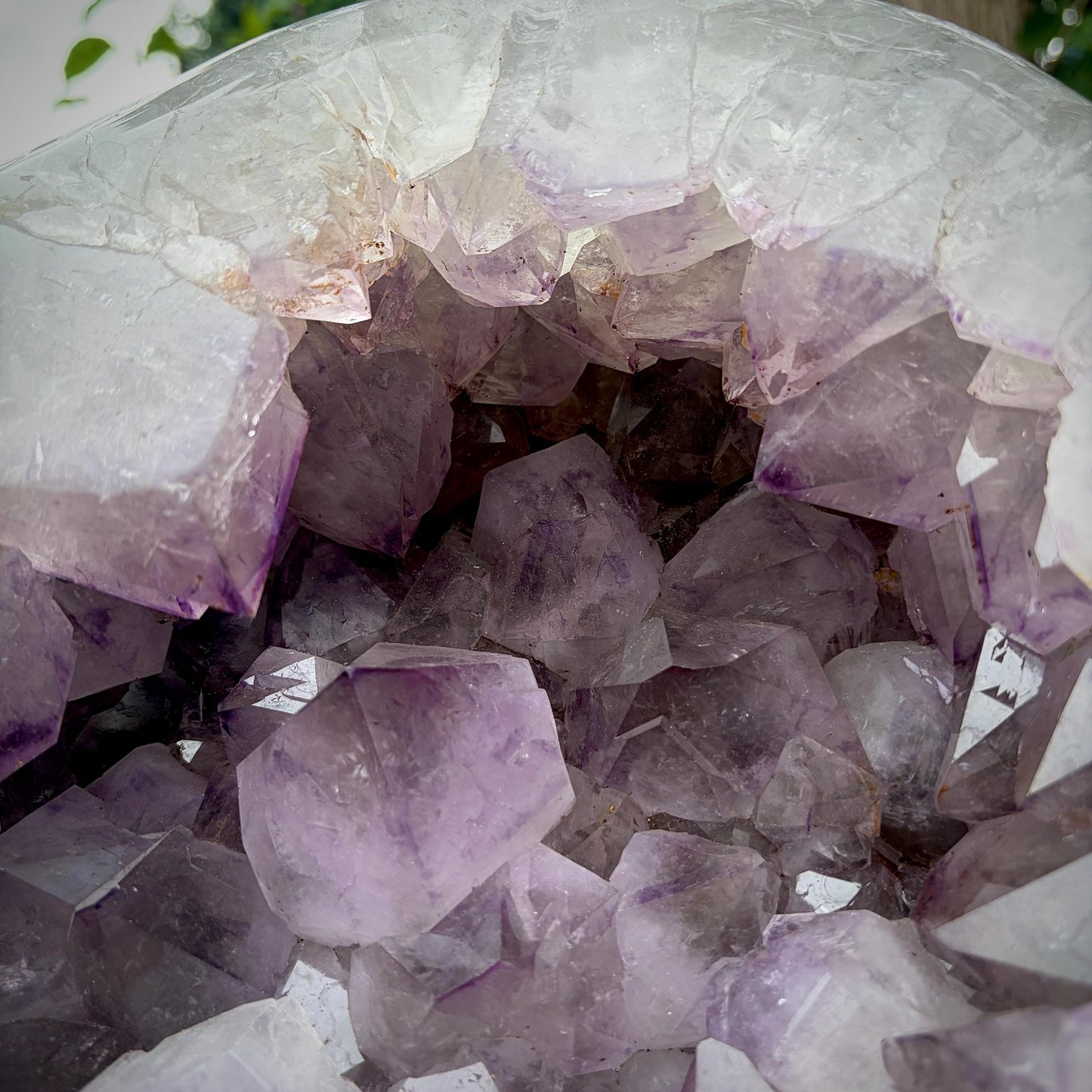 Chunky natural Amethyst crystal points from Brazil