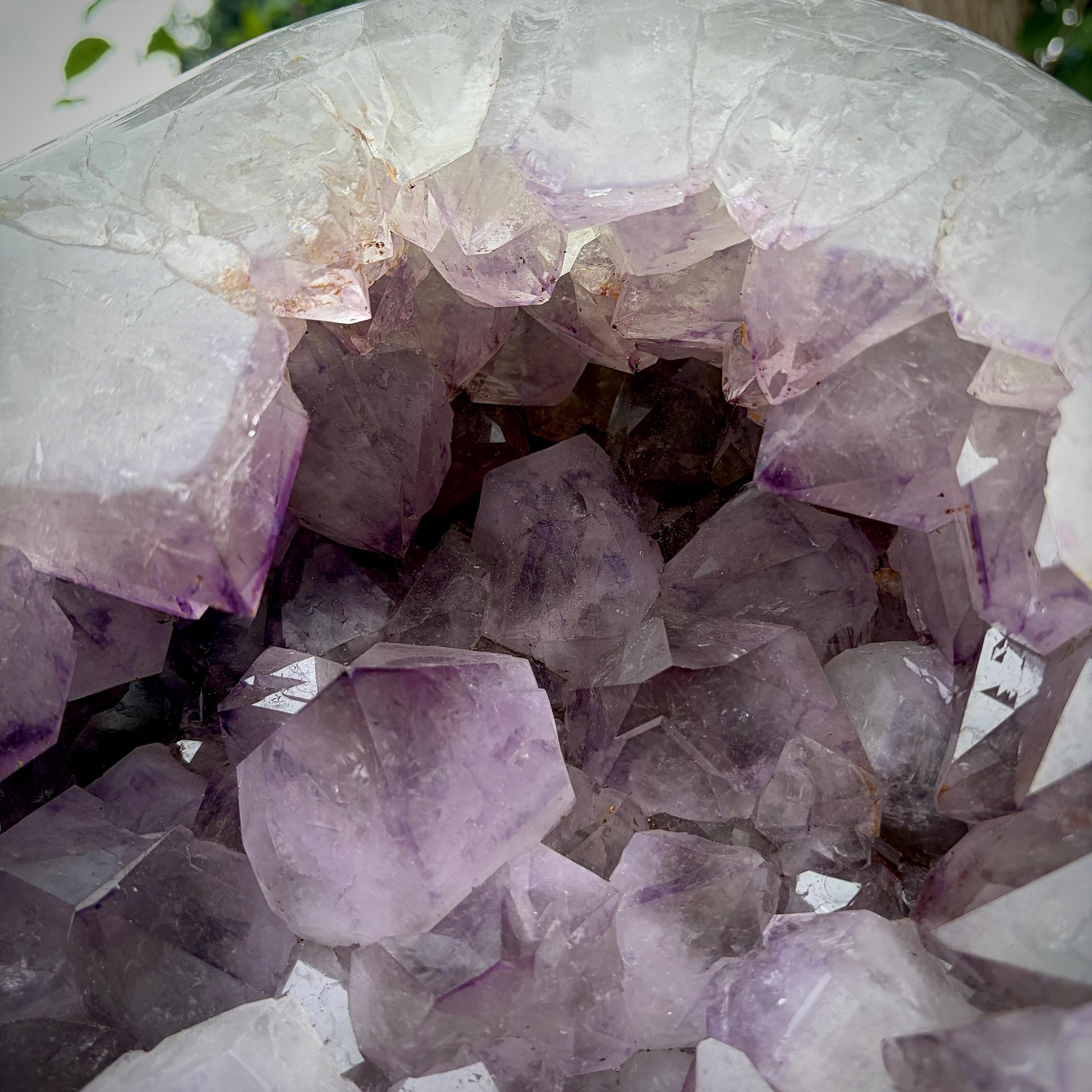 Chunky natural Amethyst crystal points from Brazil