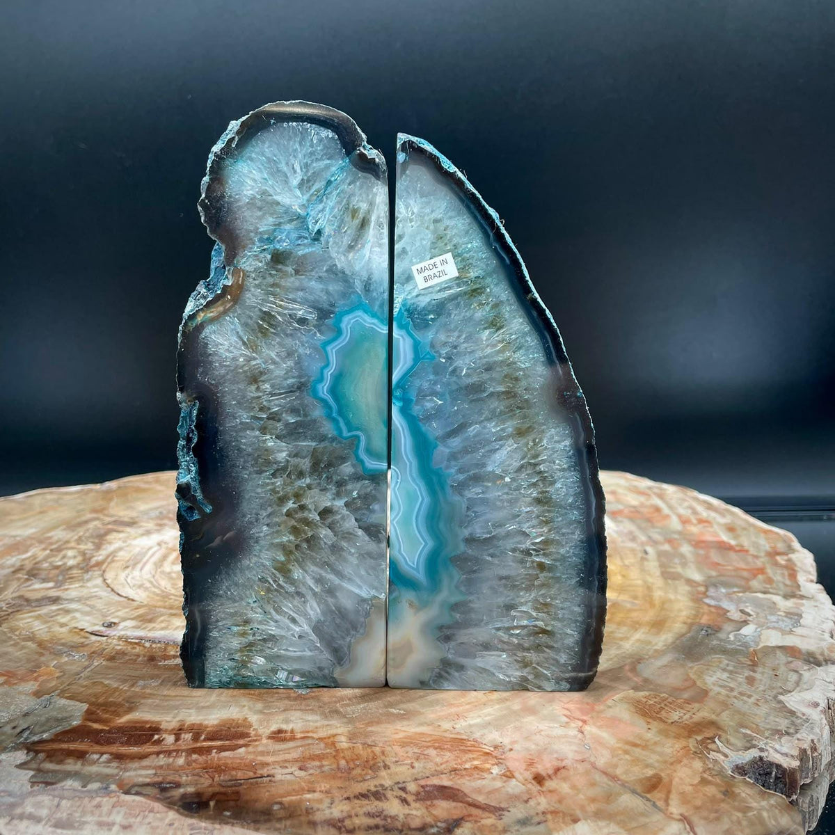 Blue Agate decor for a coastal home