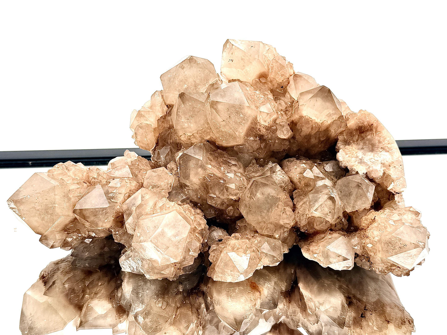 Collector citrine crystal specimen with multiple points