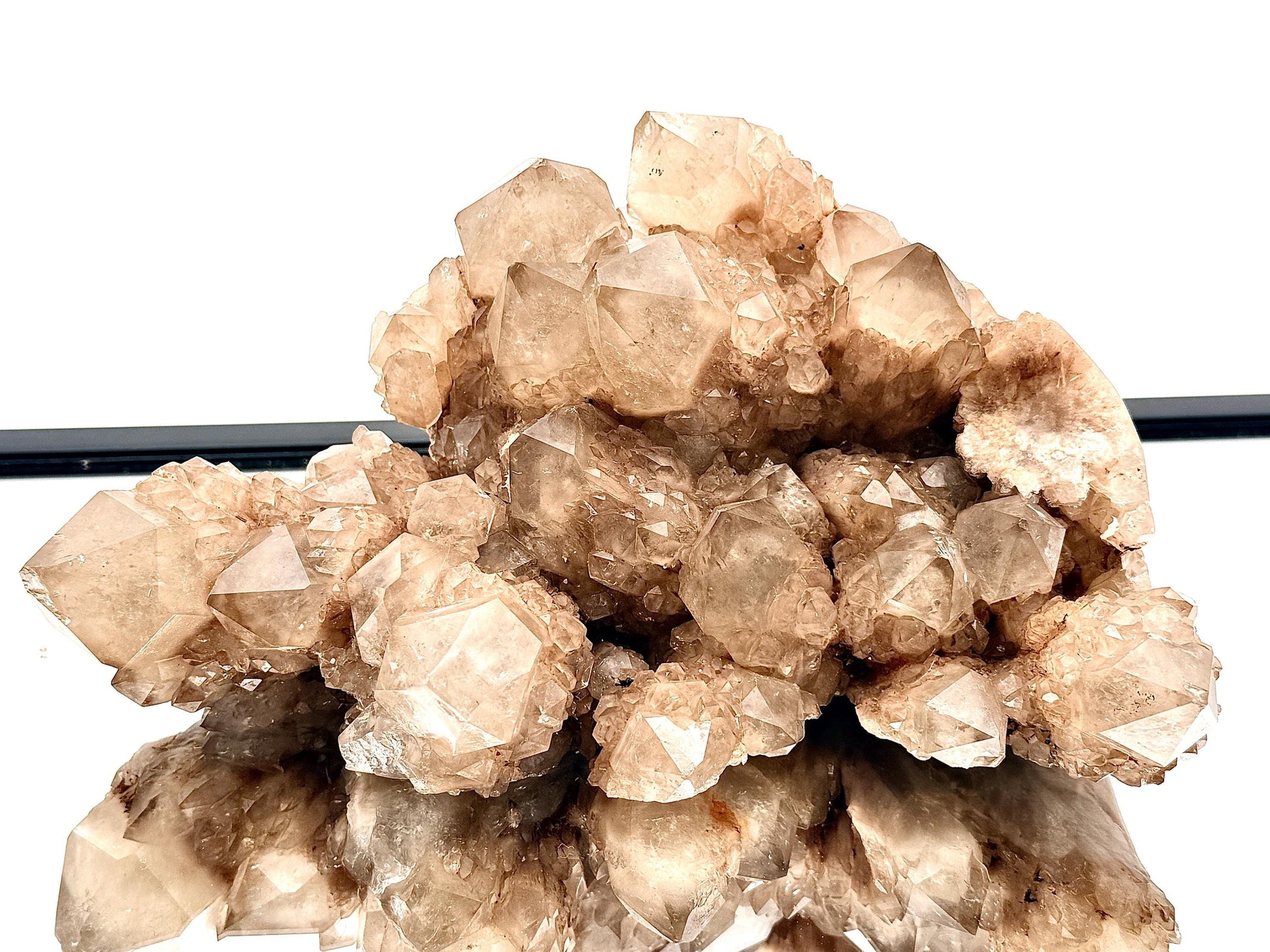 Collector citrine crystal specimen with multiple points