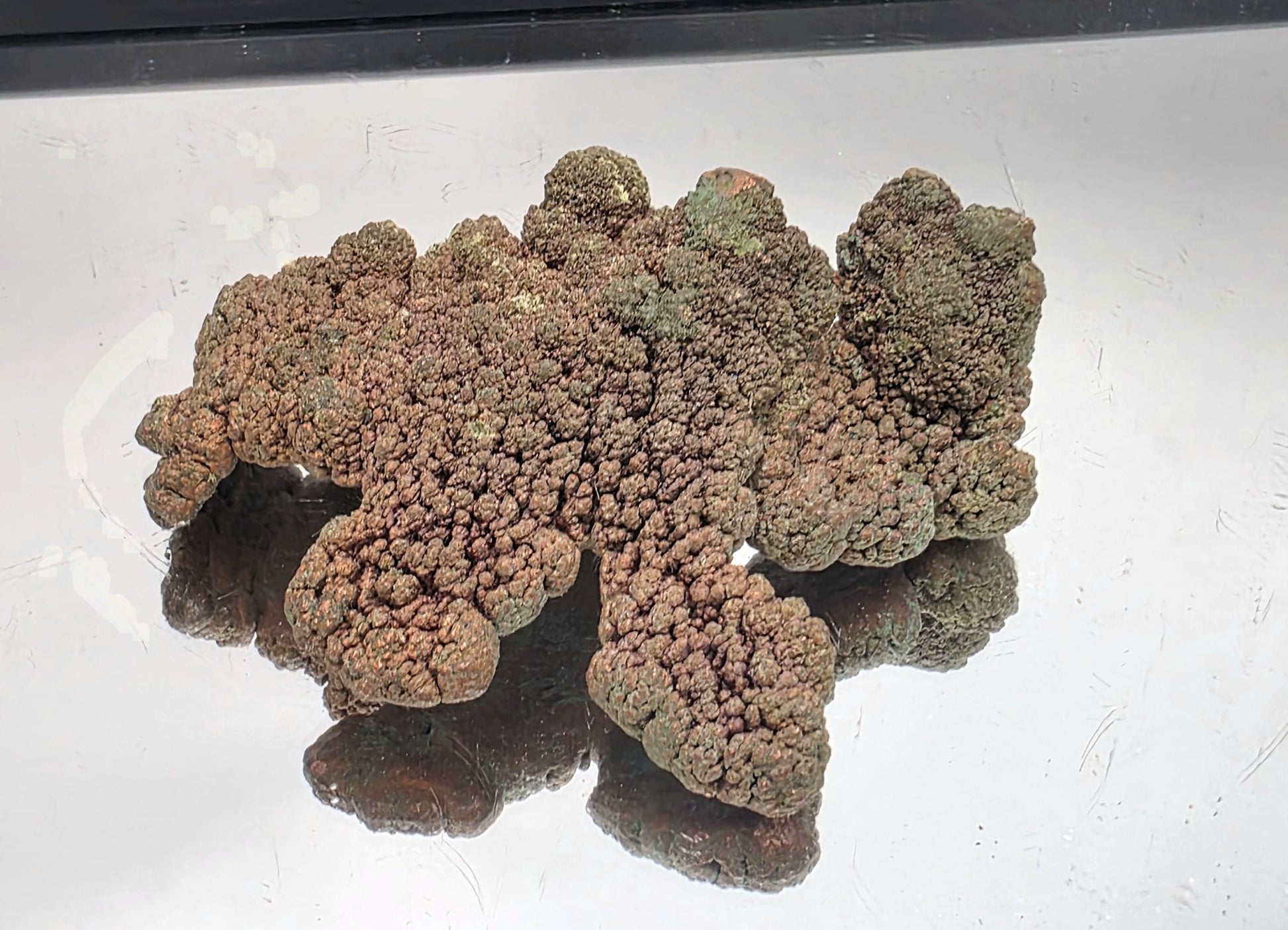 Large copper crystal nugget, rare mineral specimen ideal for collectors.