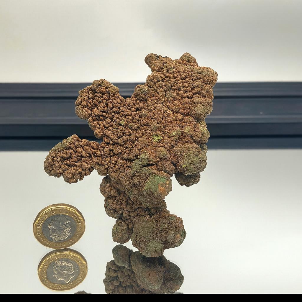 Raw copper nugget crystal, natural mineral cluster for collectors and décor.