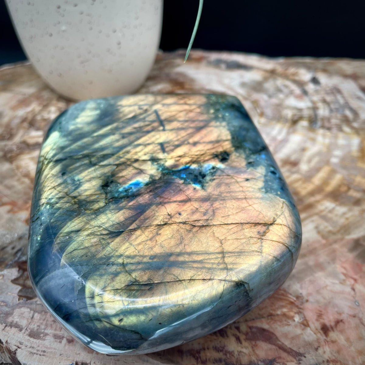 Decorative polished Labradorite freeform