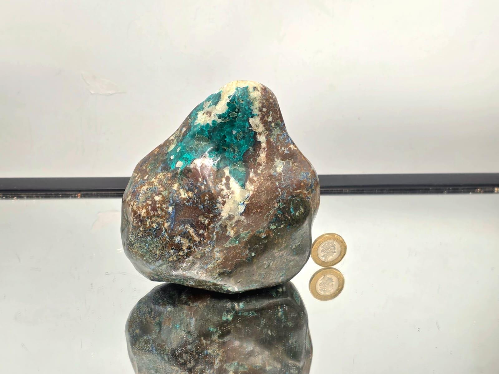 Close-up showing detailed crystal texture and lustrous surface