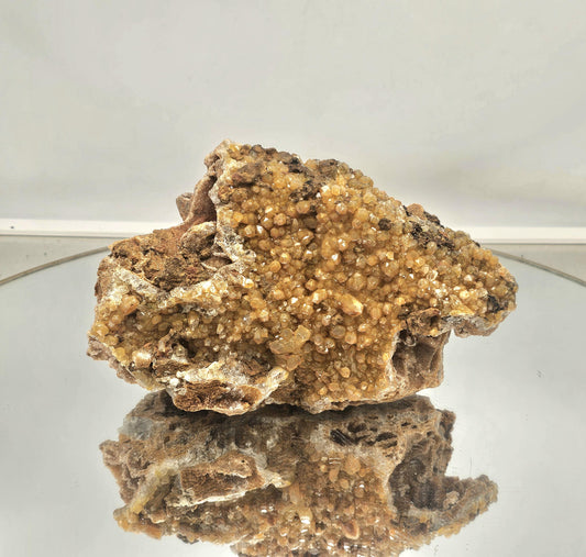 Extra large Limonite Golden Healer quartz cluster