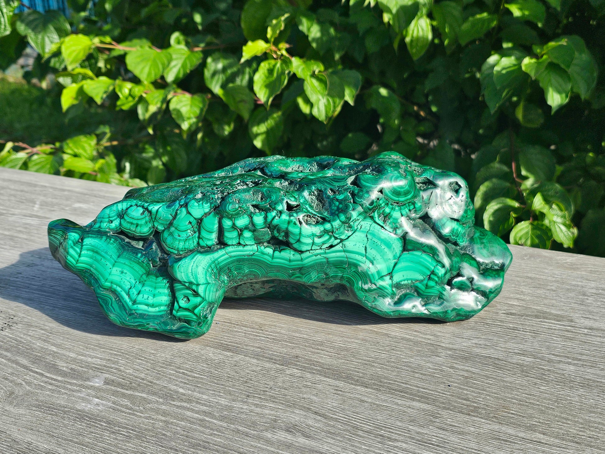 extra large malachite crystal