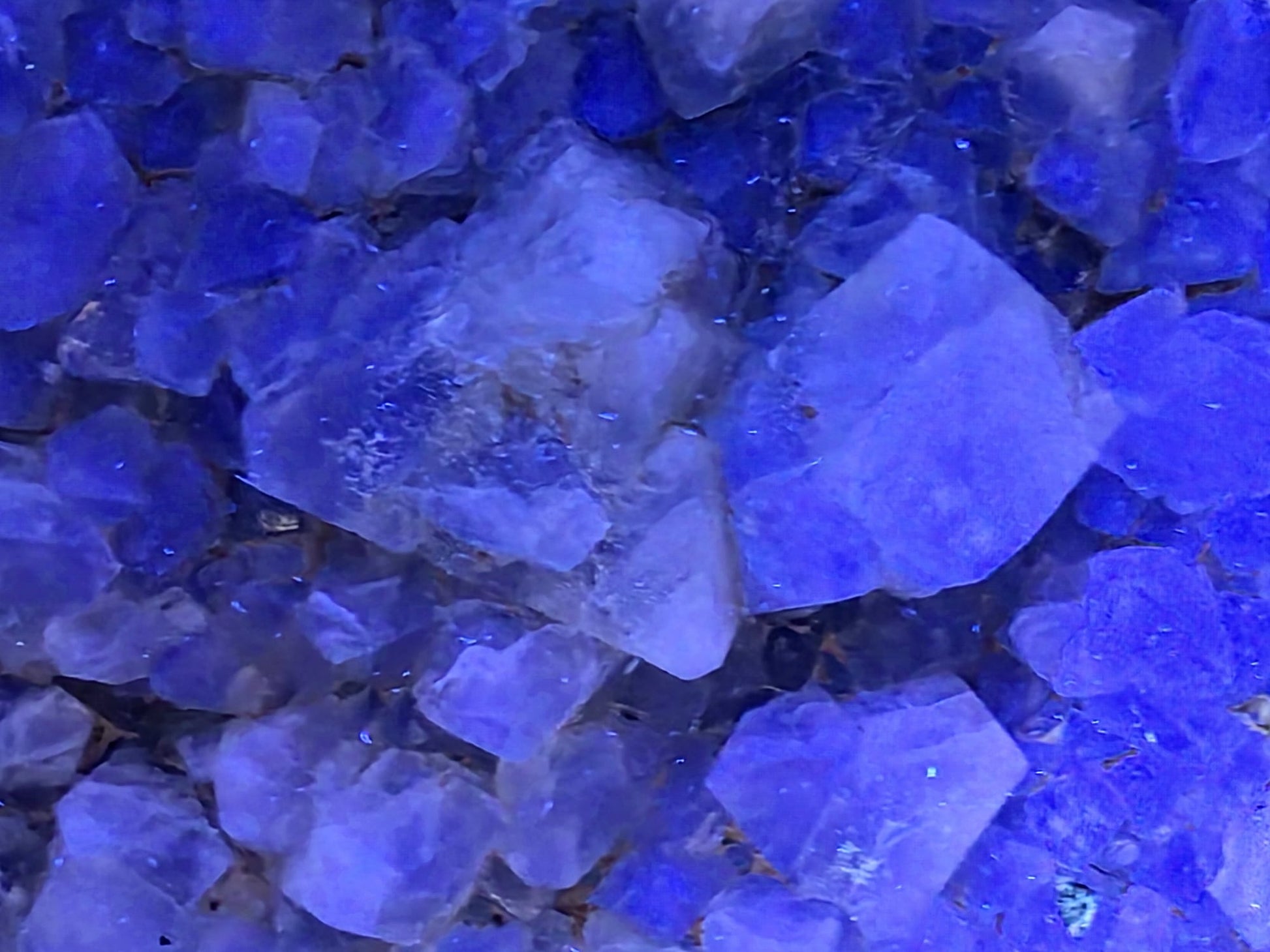 Moroccan fluorite mineral display piece with distinct octahedral geometry.