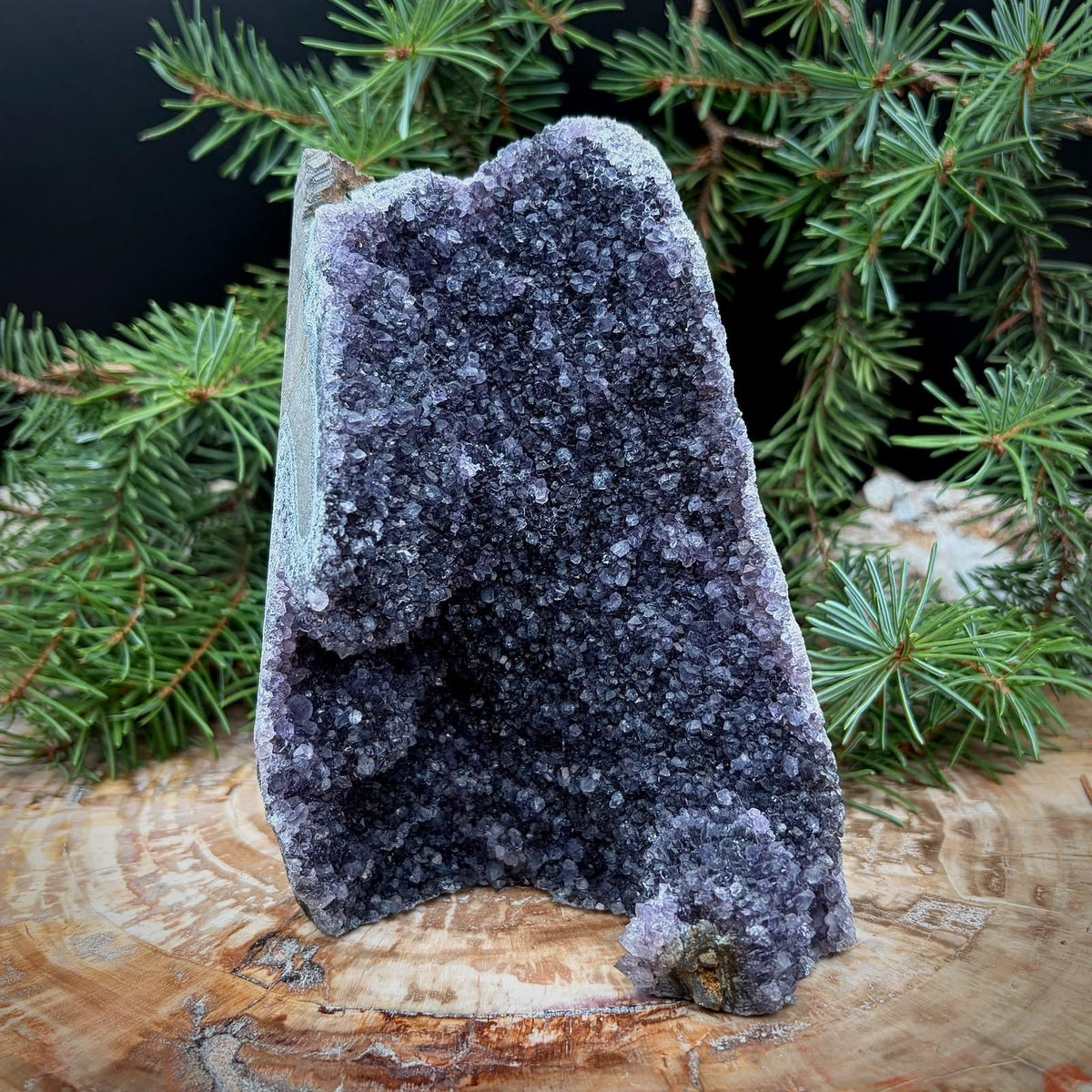 Freestanding Brazilian Amethyst crystal
