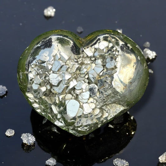 XL Pyrite Crystal Heart 9.3KG