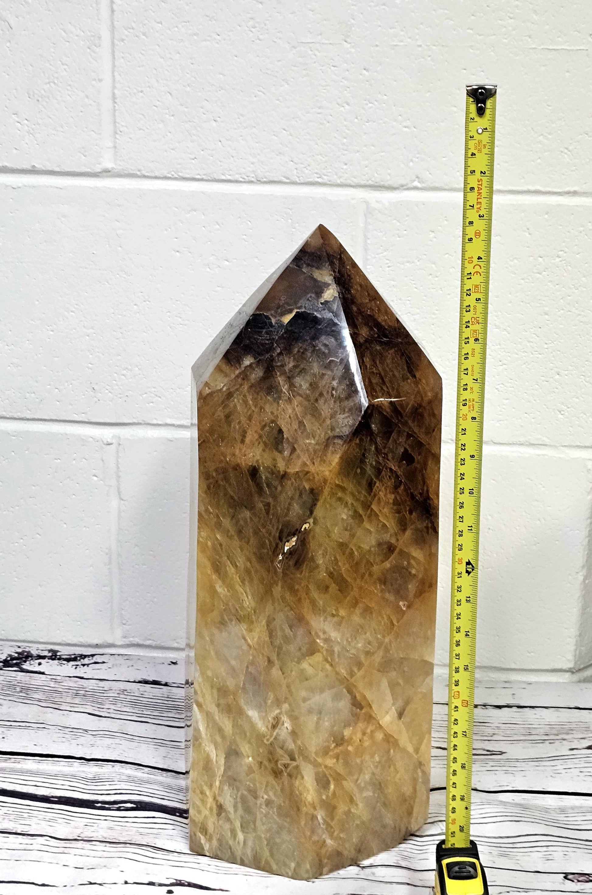 Golden Healer Prism ideal for elegant and natural interior design.