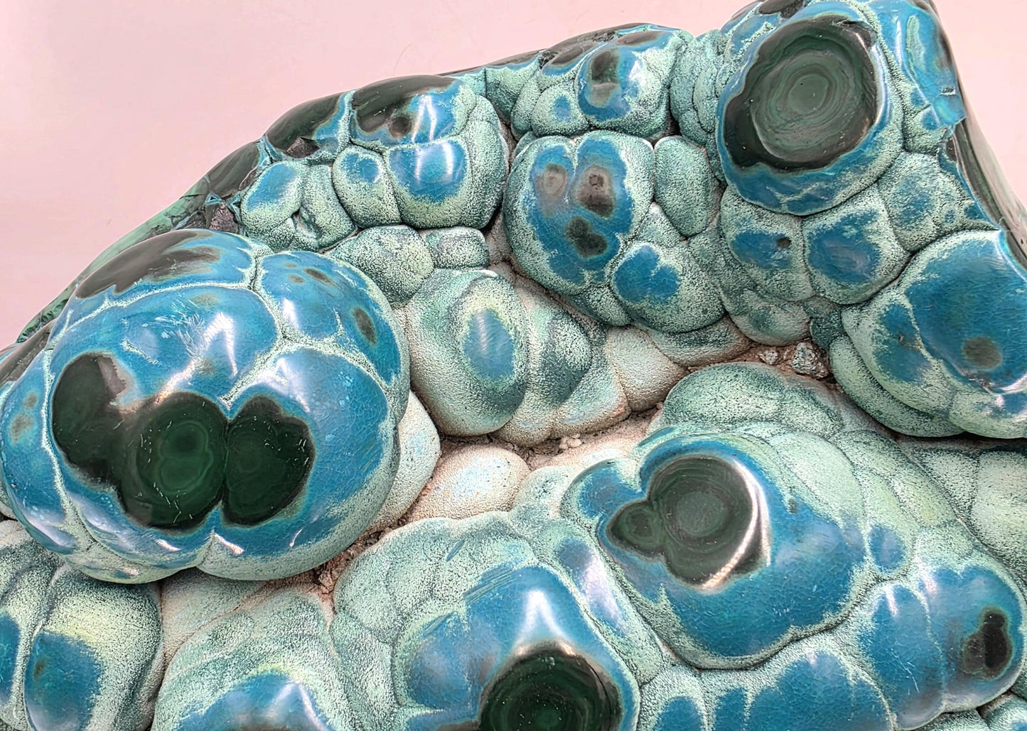 XL green and blue Malachite Chrysocolla polished stone