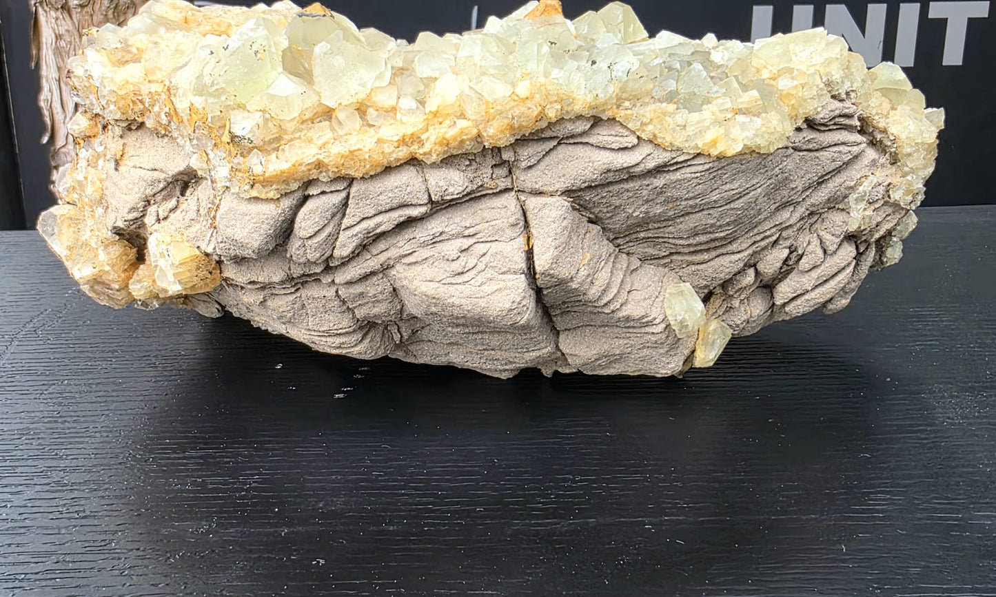 Collector’s quality fluorite mineral specimen from Morocco on original matrix.