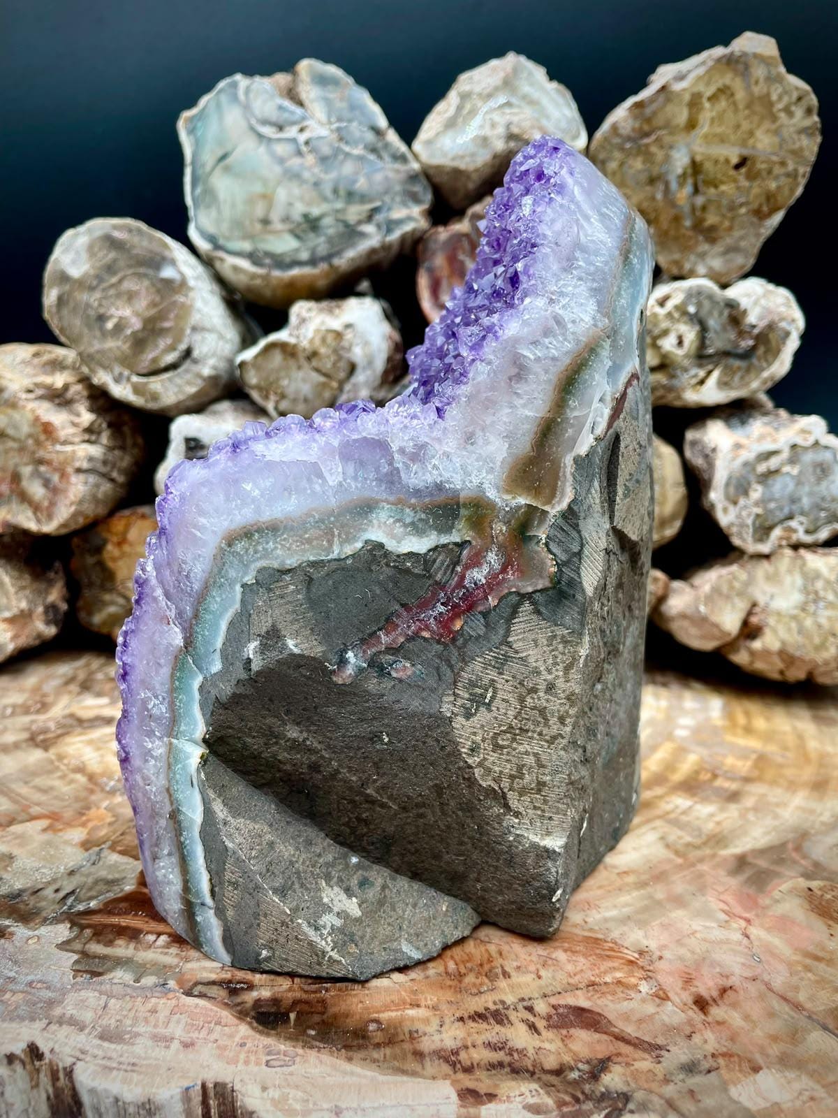 High-grade Uruguayan Amethyst crystal for home decor