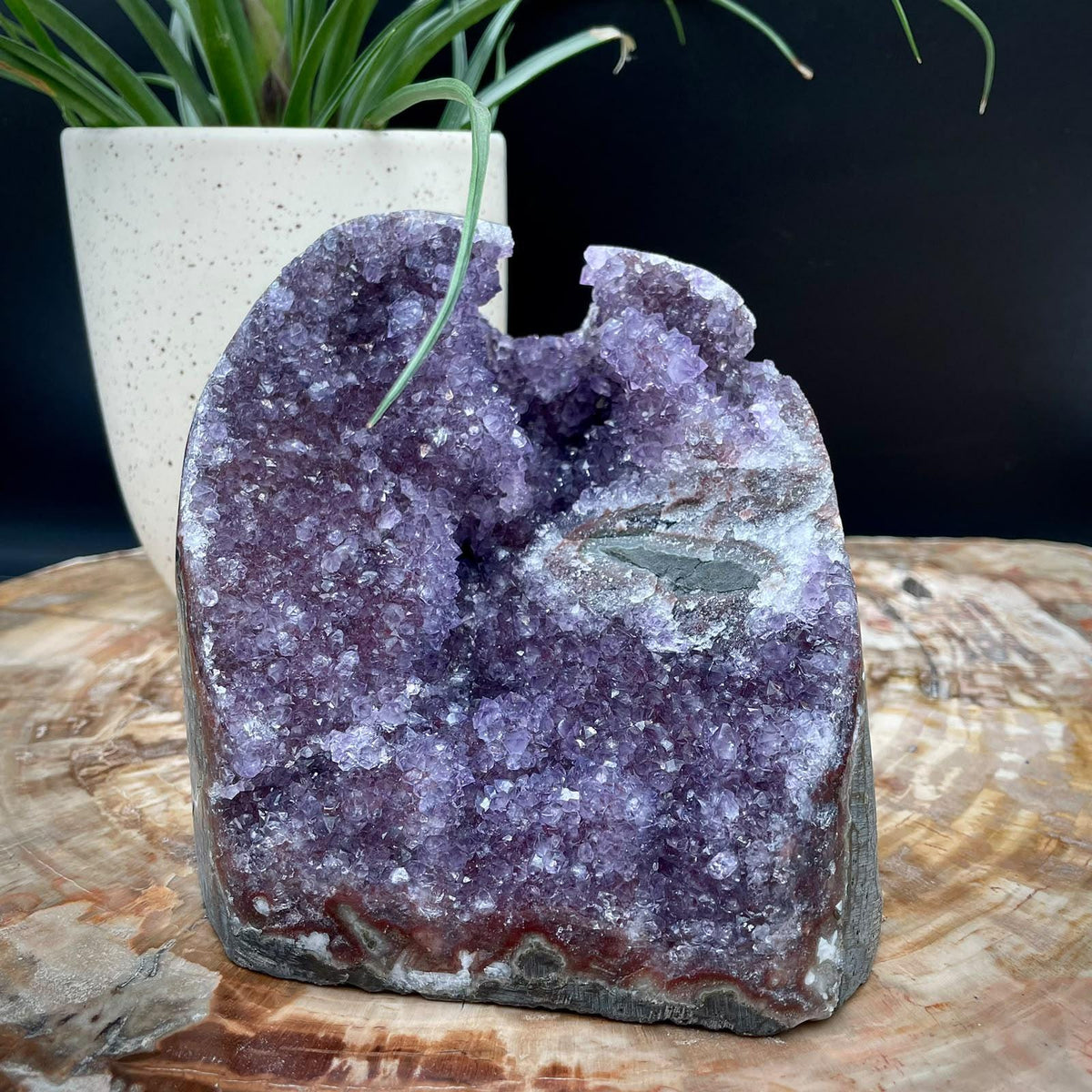 High-grade natural Amethyst crystal specimen from Uruguay