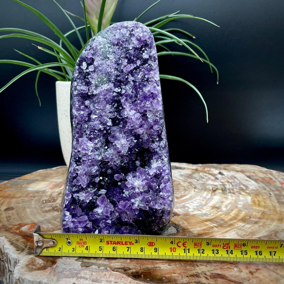 High-grade purple Amethyst crystal from Uruguay
