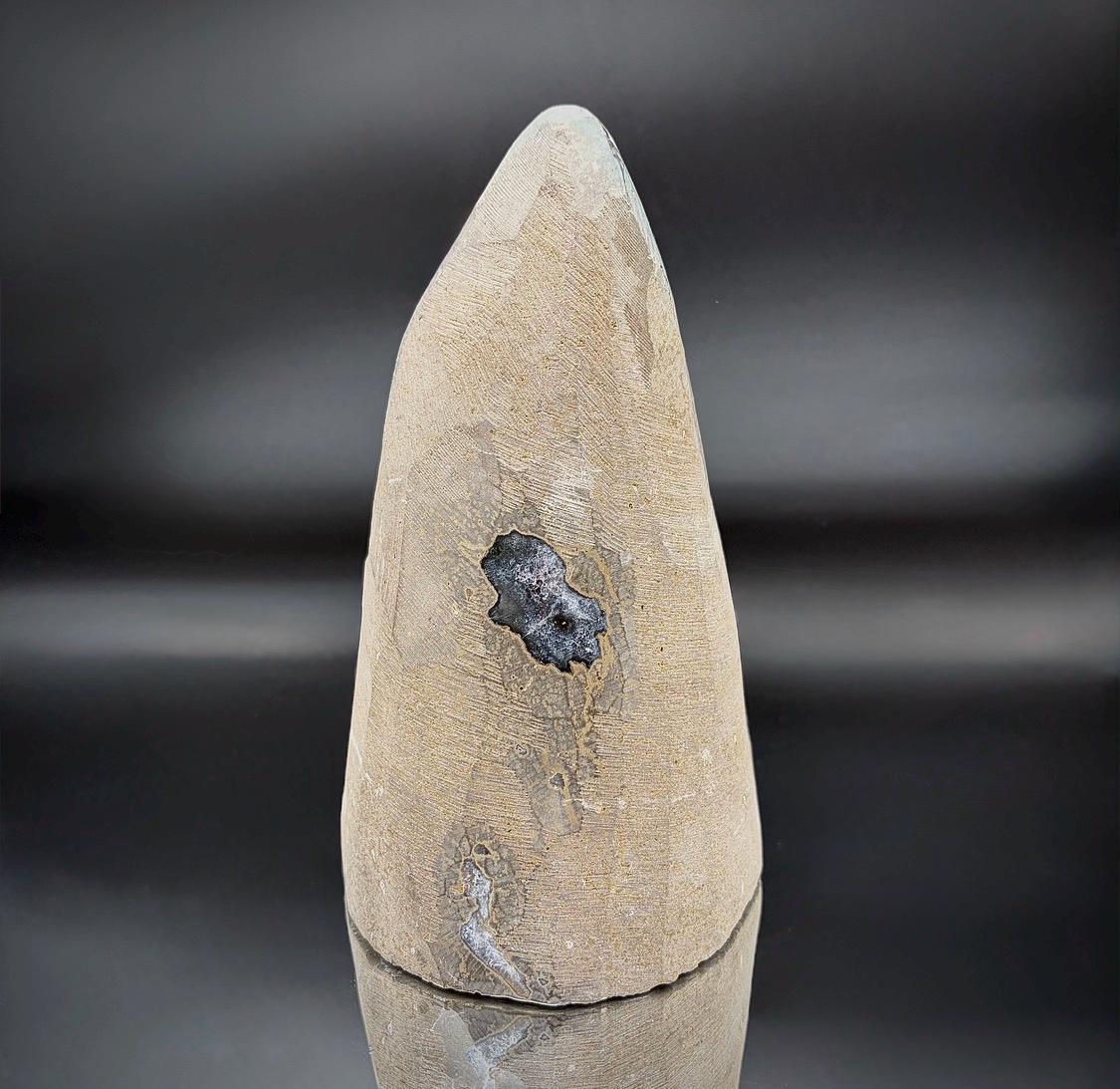 High-grade natural Amethyst freeform for geological displays.