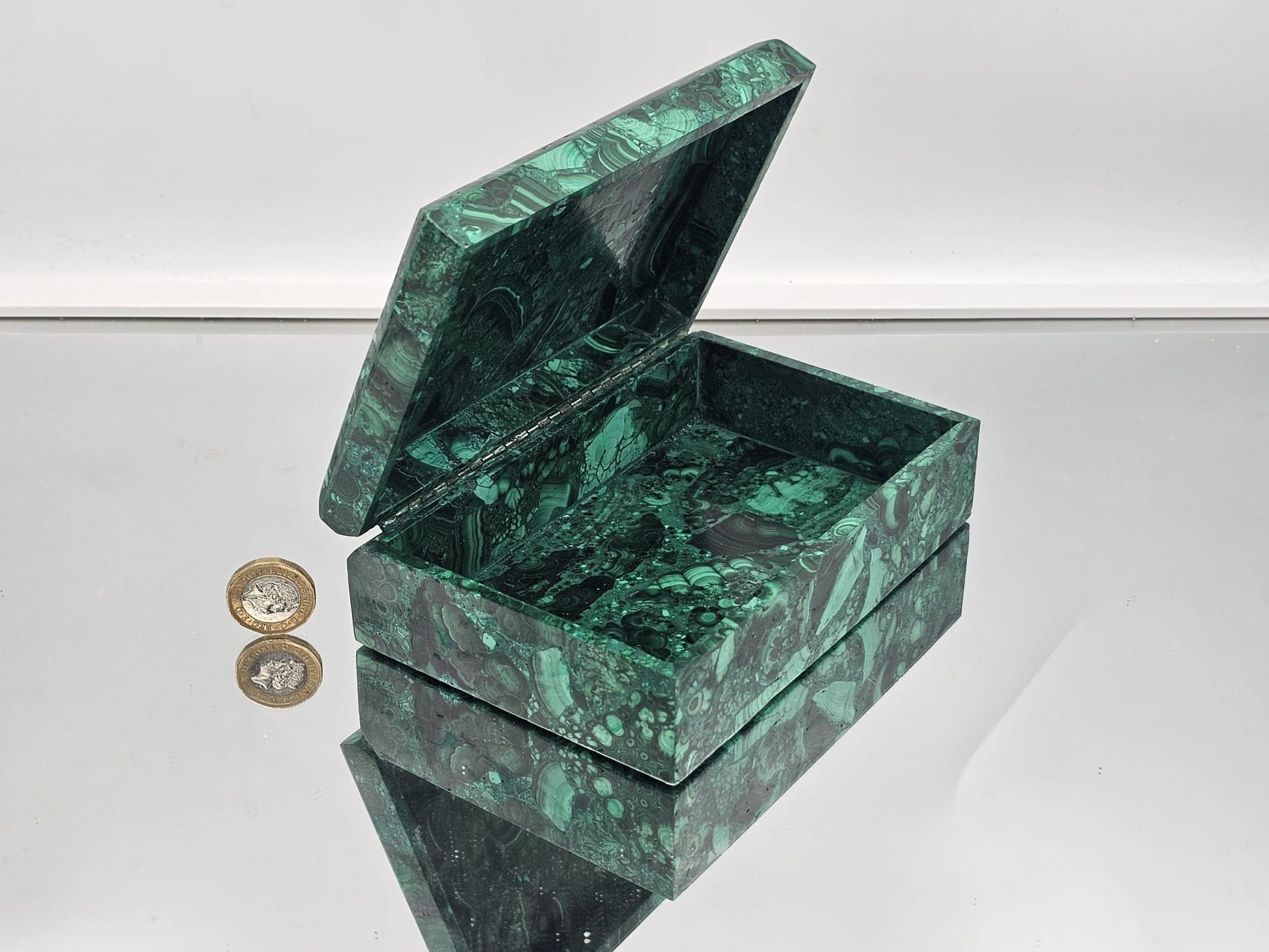 high quality large malachite box