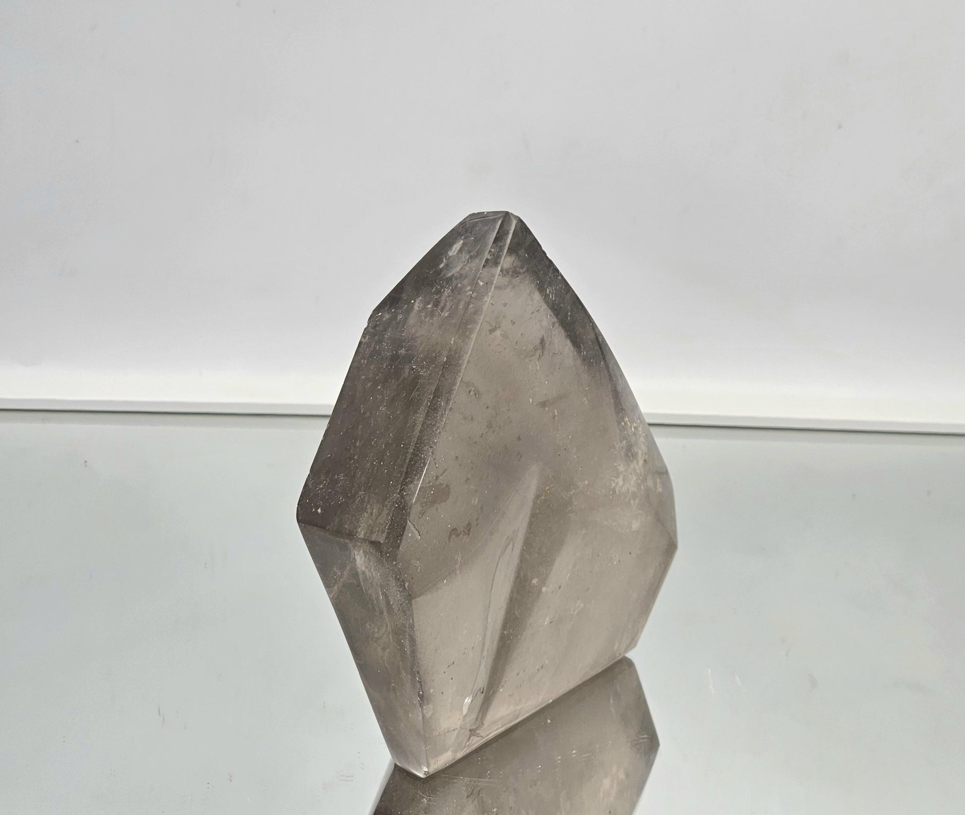 interior design crystals smokey quartz freeform