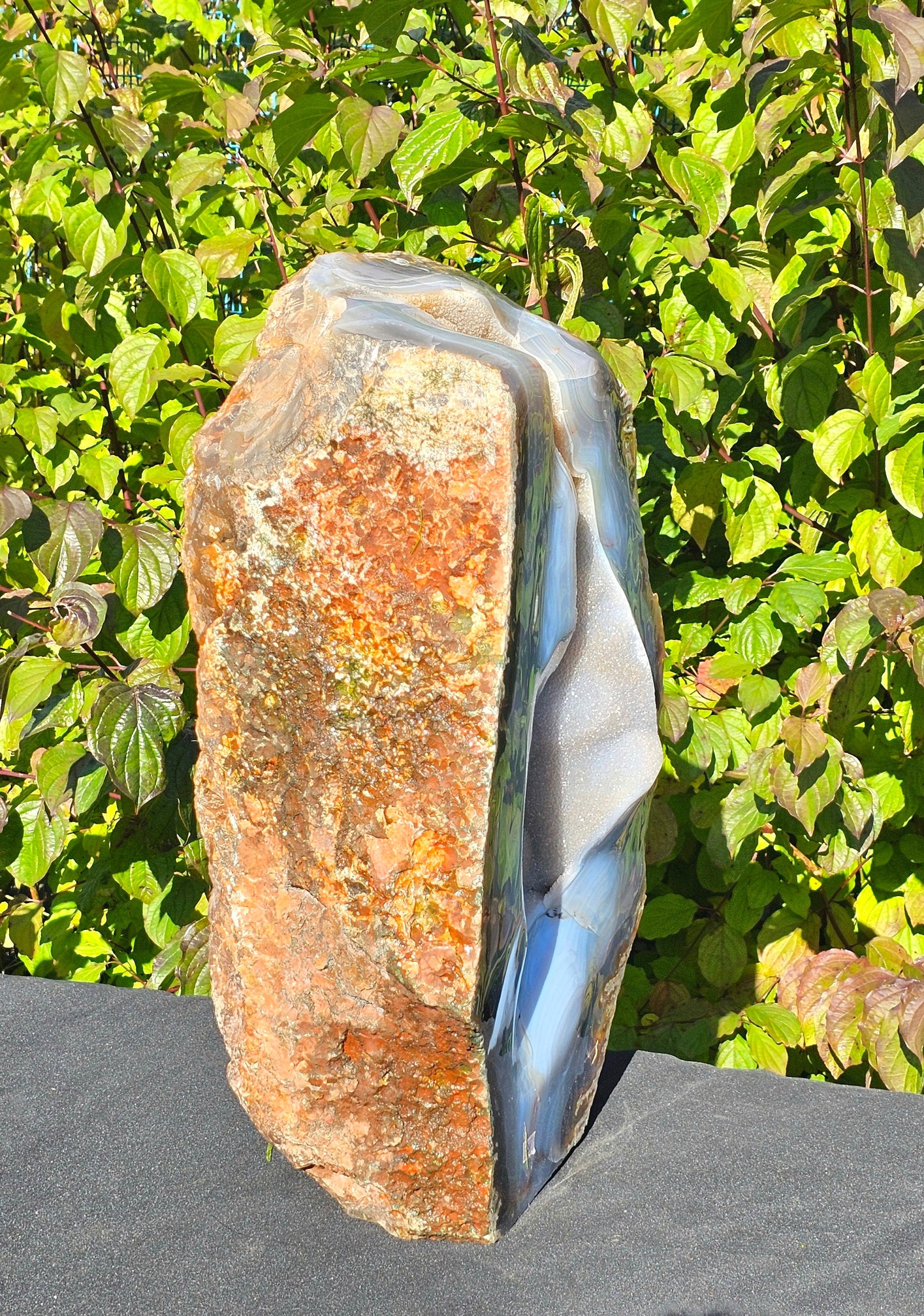 interior design holistic crystals large blue agate