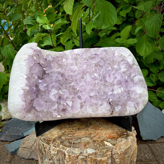 Large natural Amethyst geode cluster weighing 13.1kg