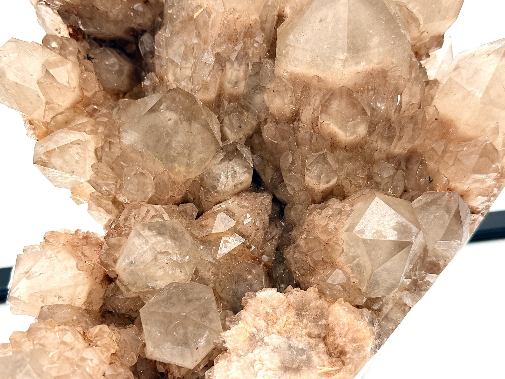 Large citrine crystal cluster specimen for collectors