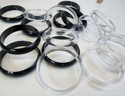 Large clear acrylic crystal sphere display stand