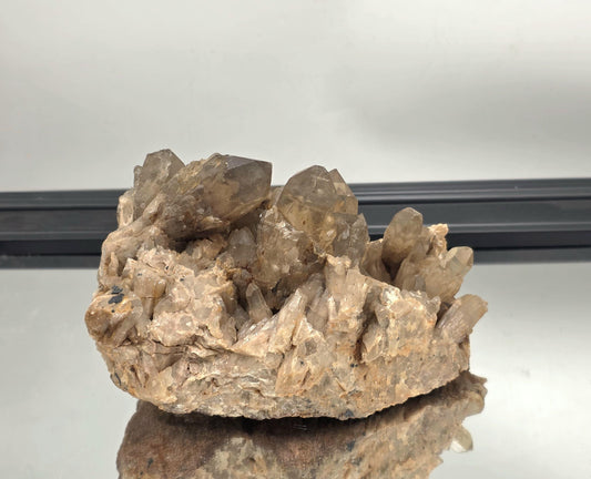 Large Kundalini citrine crystal cluster