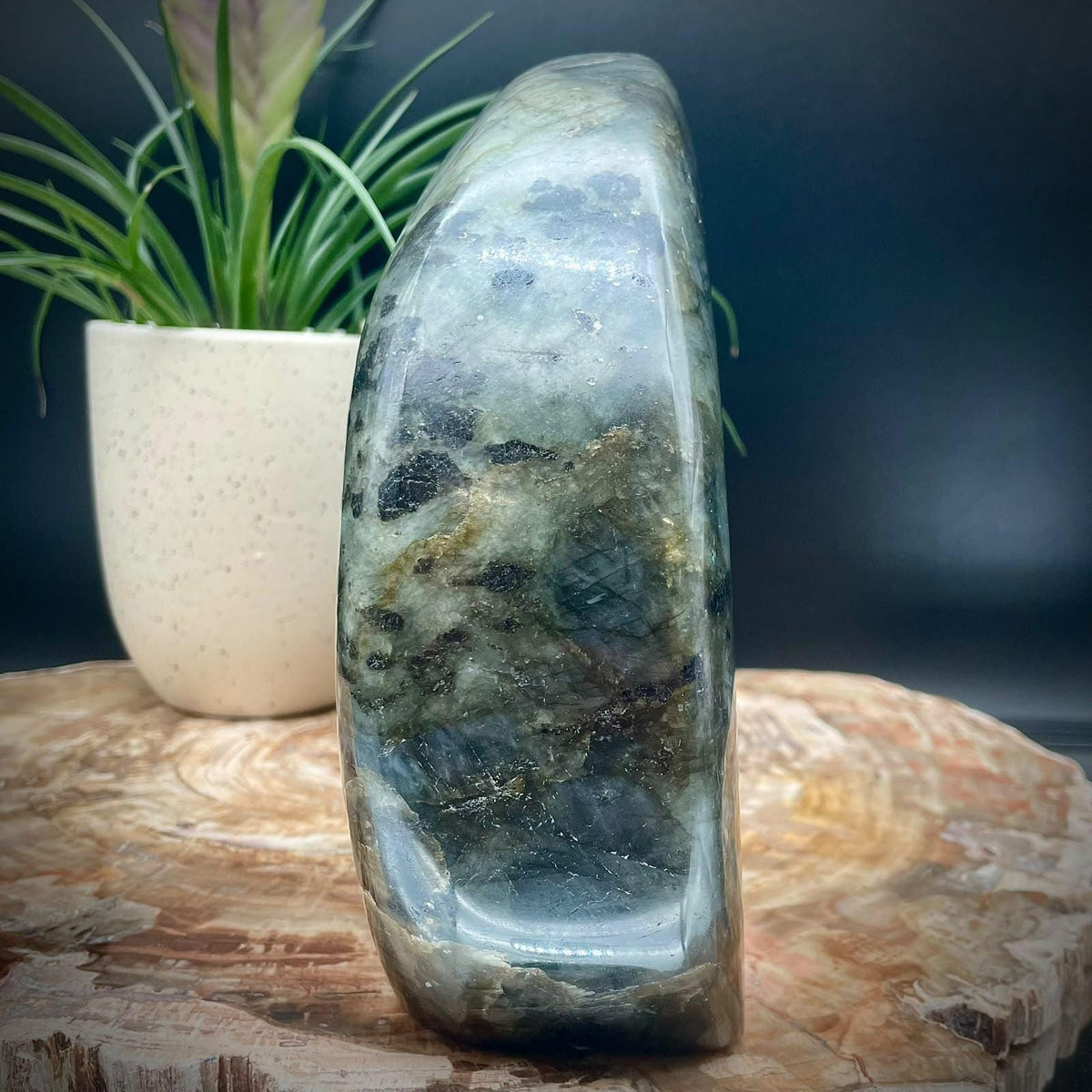 Large Labradorite mineral display specimen