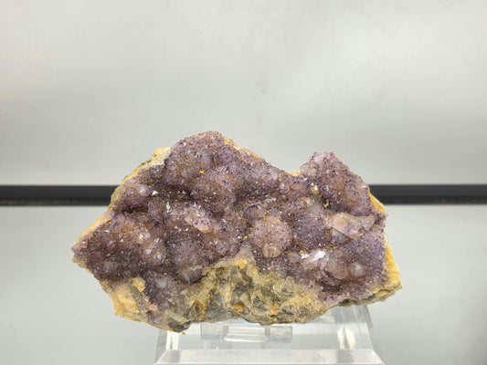 Large Spirit Amethyst cluster with lilac tones from South Africa.