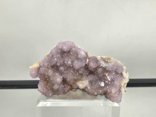 Natural Spirit Amethyst cluster with lilac sparkle.