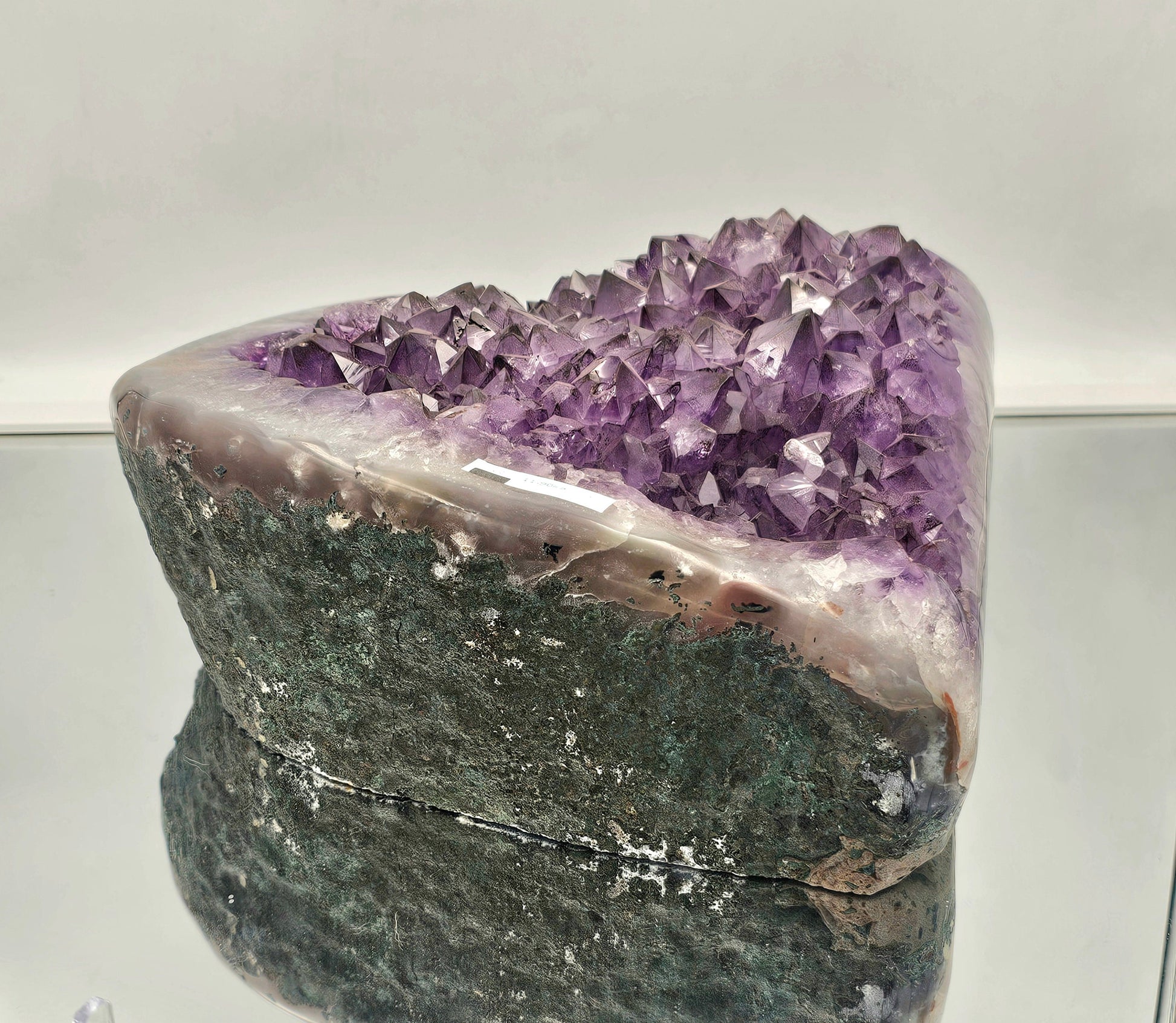 large amethyst crystal cluster from brazil