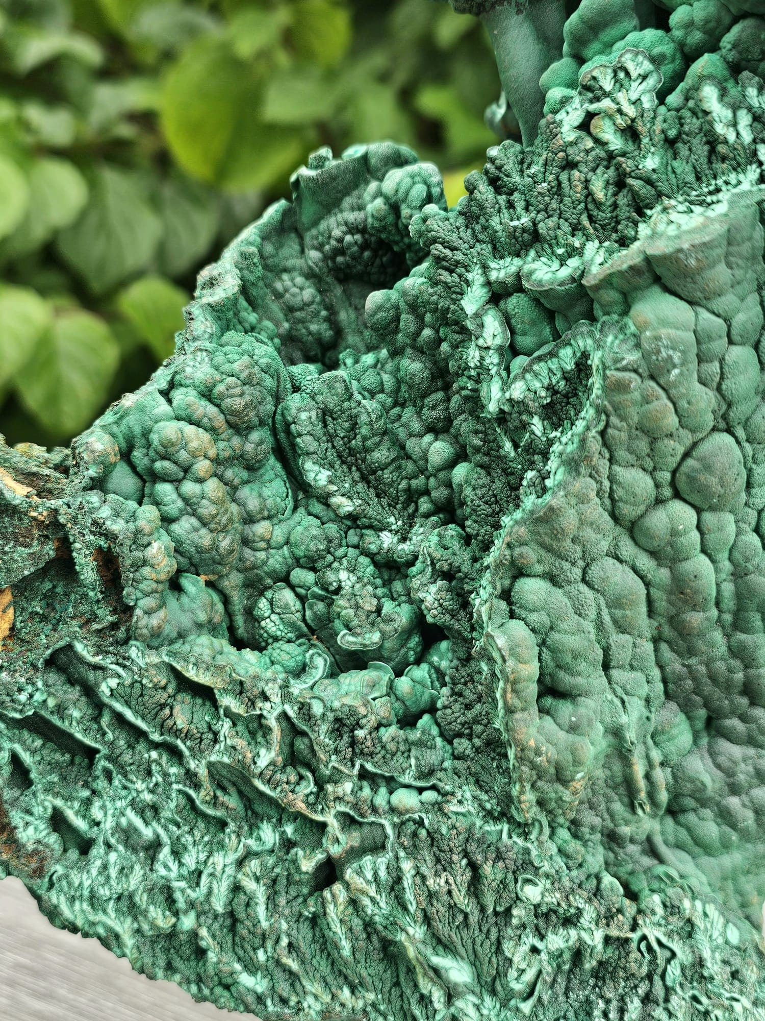large crystals malachite
