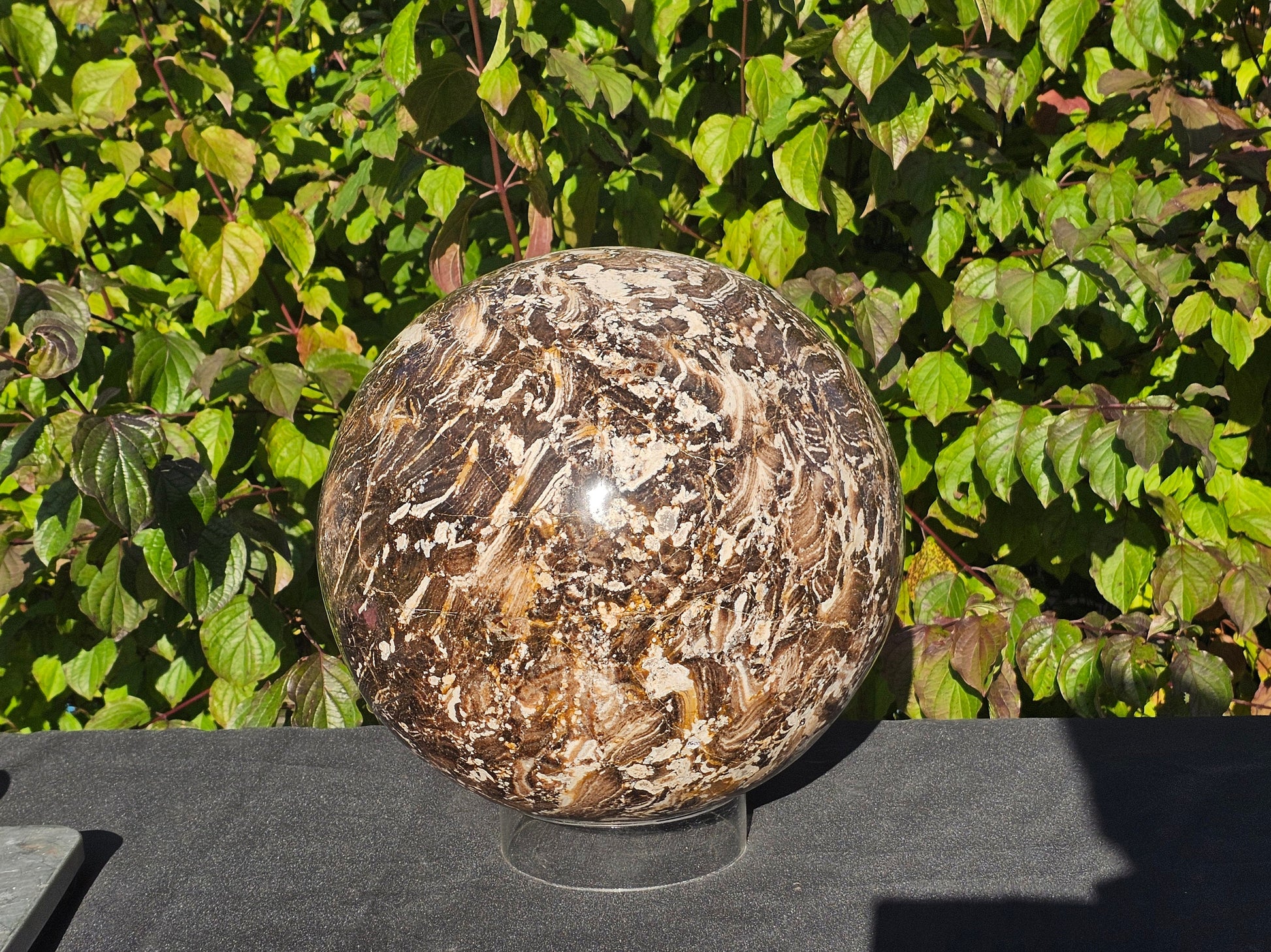 large crystals uk black opal crystal sphere